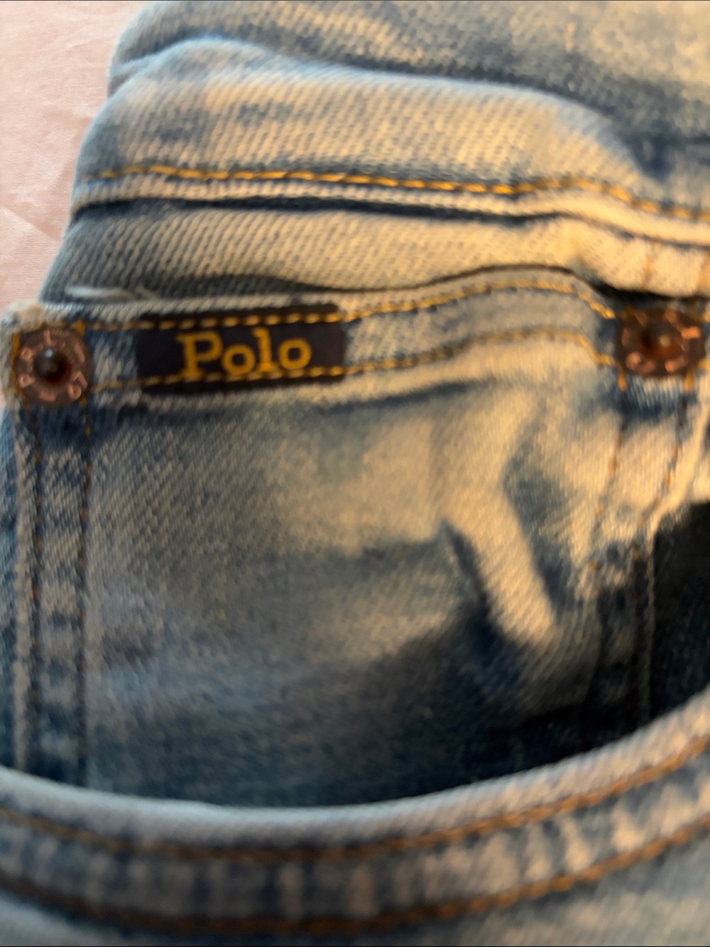 Polo by Ralph Lauren Light Blue Denim Jeans - Picture 2 of 5